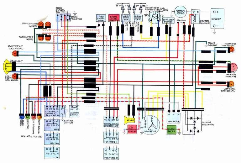 16 Honda Shadow Vt500 Motorcycle Wiring Diagram Motorcycle Diagram