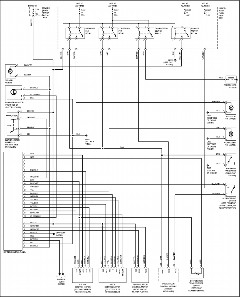 2001 Honda Crv Radio Wiring Diagram Collection Wiring Collection