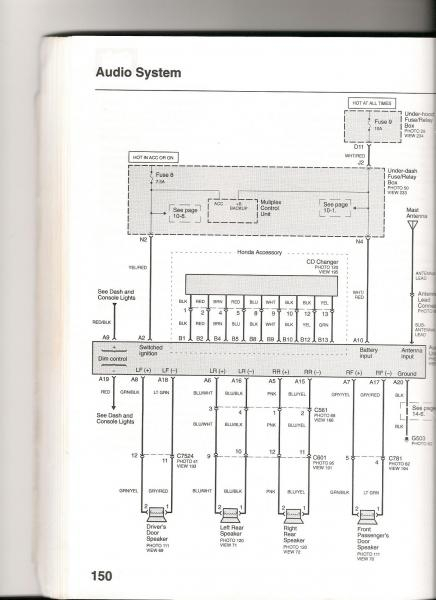 2002 Civic Ex Stereo Wiring Diagram Help Please Honda Tech