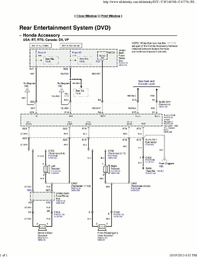 2018 Honda Accord Stereo Wiring Diagram Wiring Diagram