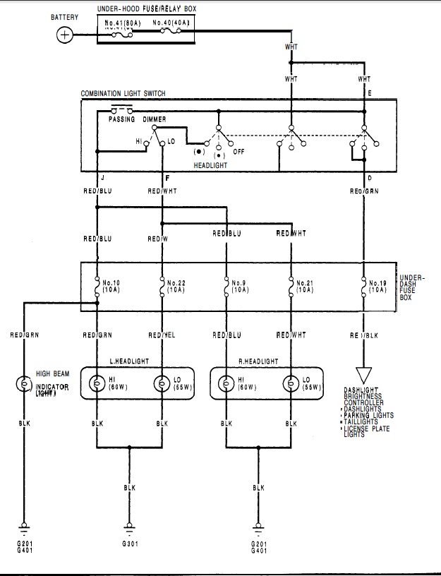 94 Honda Civic Ex Radio Wiring Diagram 1994 Honda Civic Fuel Pump 