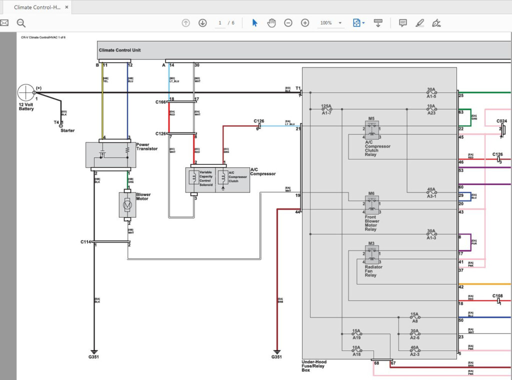 Honda CRV 2018 Wiring Diagram Auto Repair Software Auto EPC Software 