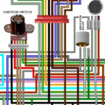 Honda GL1100 Goldwing 1983 USA Spec Colour Wiring Harness Diagram