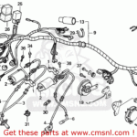 Honda Vt1100c Shadow 1995 s Austria Asv Rbm Wire Harness vt1100c
