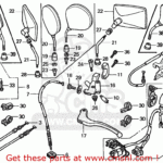 Honda VT1100C3 SHADOW AERO 1998 W GERMANY SWITCH CABLE Buy SWITCH