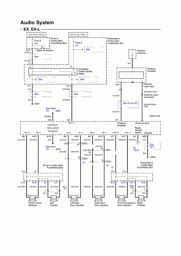 93 Honda Accord Wiring Diagram Fuse Box And Wiring Diagram