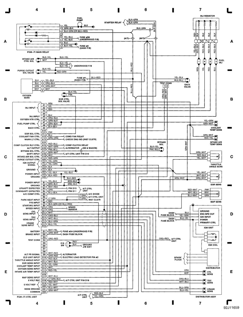 94 Honda Civic Ex Radio Wiring Diagram 2002 Honda Civic Radio Wiring 