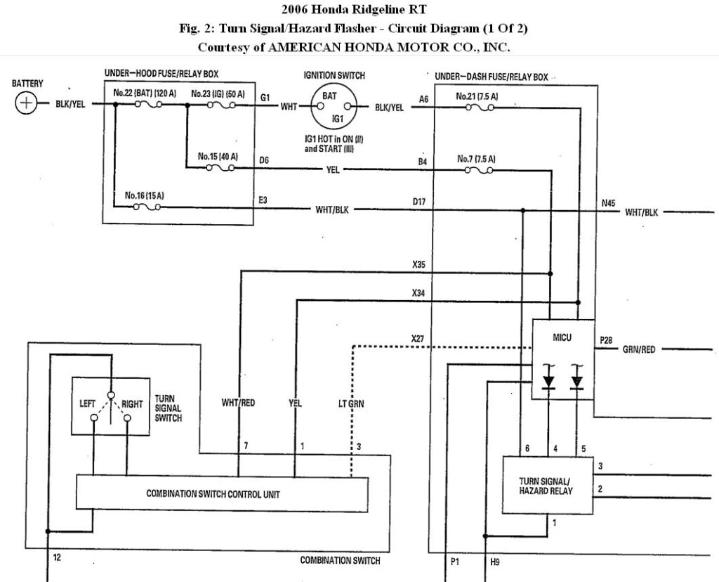 Honda Ridgeline Navigation Wiring Diagram Wiring Diagram