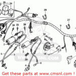 Honda VT1100C SHADOW 1994 R GERMANY KPH WIRE HARNESS IGNITION COIL