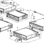 Radio Tuner 1988 Honda Accord 3 Door LXI KA 4AT