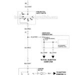 Starter Motor Circuit Wiring Diagram 1996 2000 1 6L Honda Civic ATX