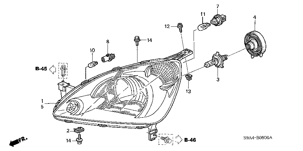 Wiring Manual PDF 2004 Honda Cr V Headlight Wiring